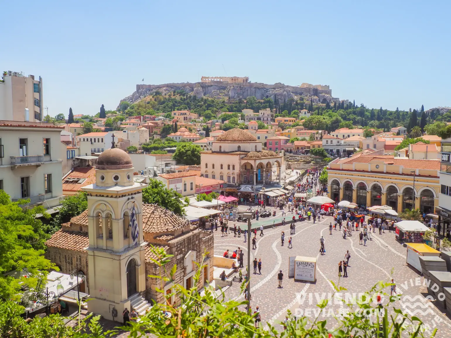 Plaza Monastiraki en Atenas