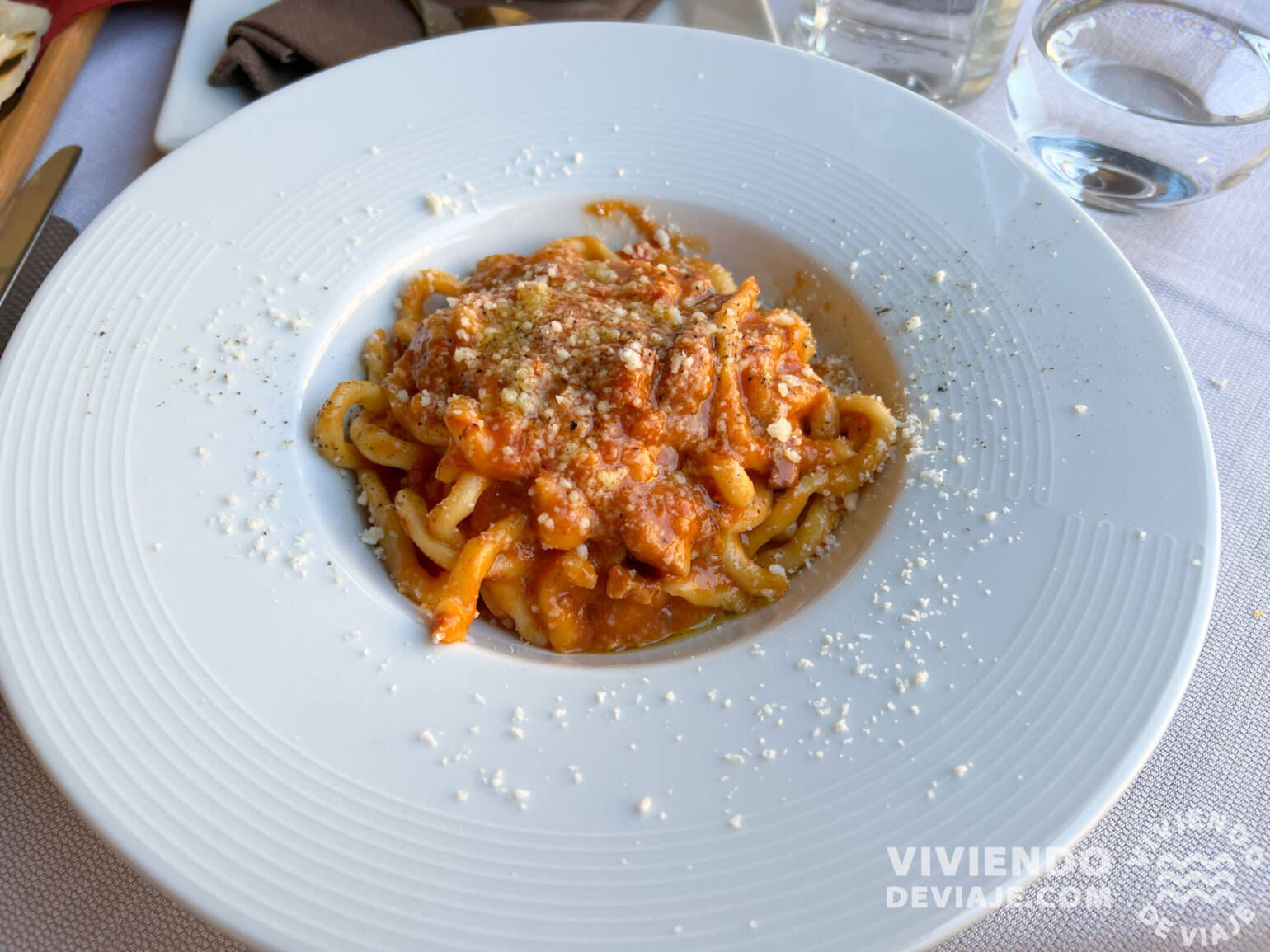 Comida en la Toscana
