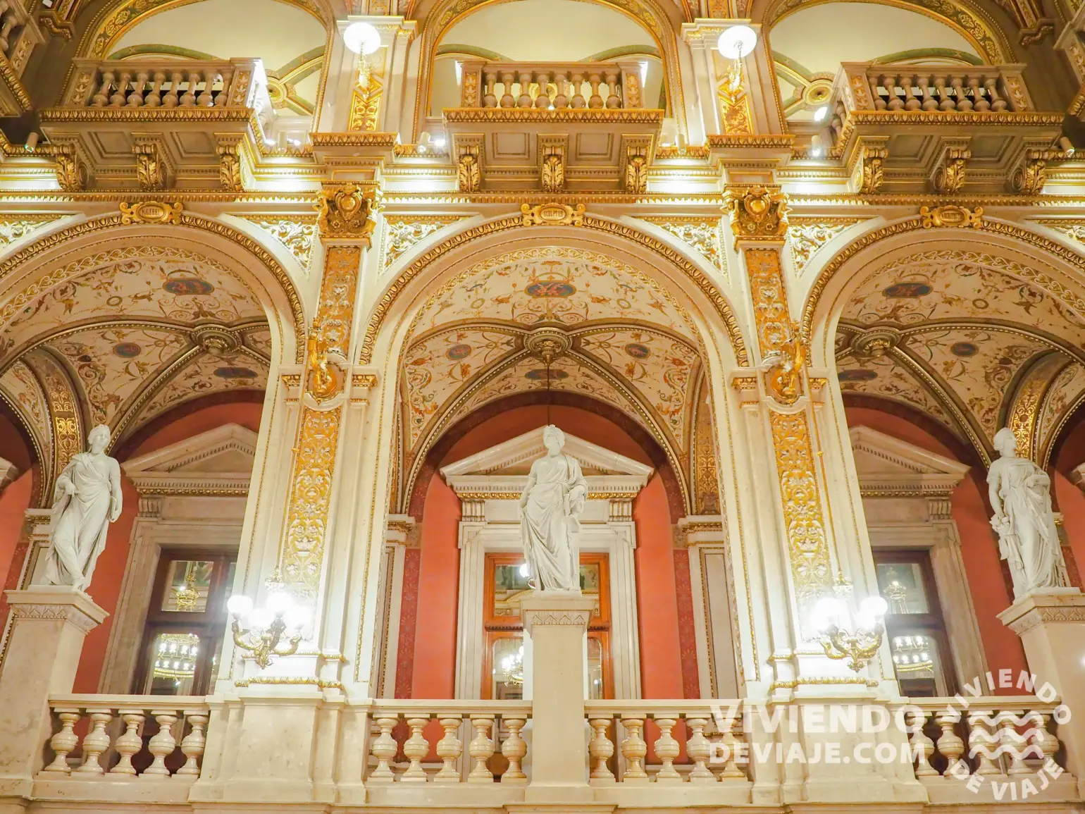 Interior de la Ópera de Viena